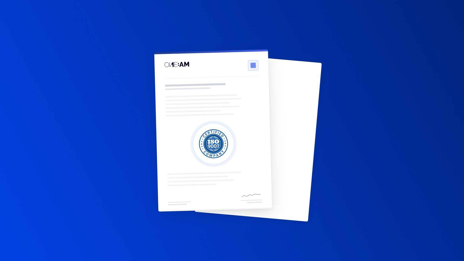 Hemos obtenido la certificación ISO 9001 Hemos obtenido la certificación ISO 9001