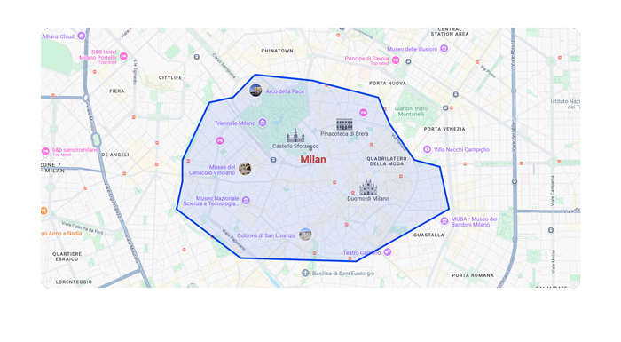 Dibuje en el mapa para realizar la búsqueda Dibuje en el mapa para realizar la búsqueda